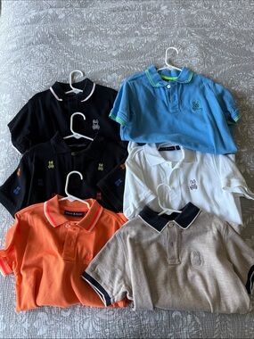 Psycho Bunny Youth (10-12) Polo Set (7 items)